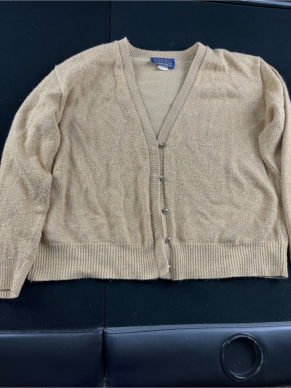 Women’s gold Cardigan Sweater